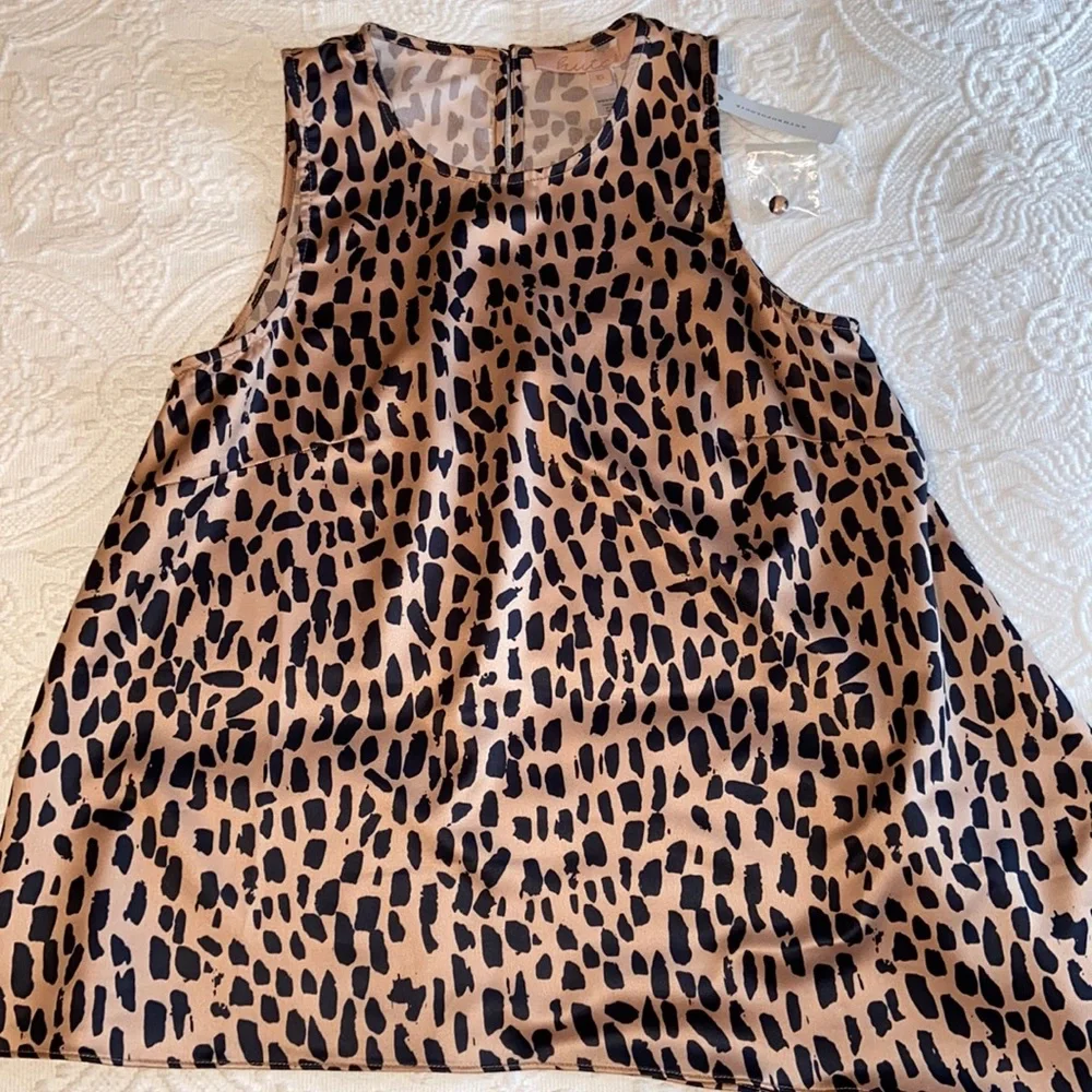 SALE!! NWT Anthropologie Nadine Leopard print Top XS - Picture 6 of 9